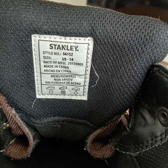 Stanley work boots size 14 main image 4